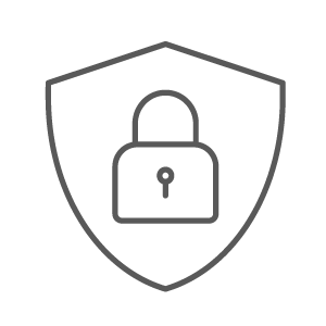 Icon für Datensicherheit